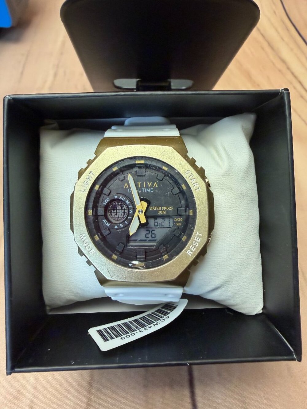 Activa Recon X Invicta Digital Unisex Watch - 45.5mm, White (ACW423-009)